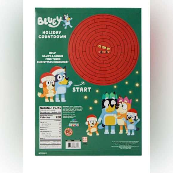 Bluey and Bingo Countdown to the Holidays Advent Calendar - Picture 2 of 3